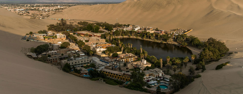 Between the Andes and the Desert - Huacachina Oasis Between the Andes and the Desert - Huacachina Oasis